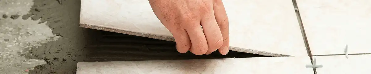 Professional installing ceramic tile floors in Cincinnati, OH