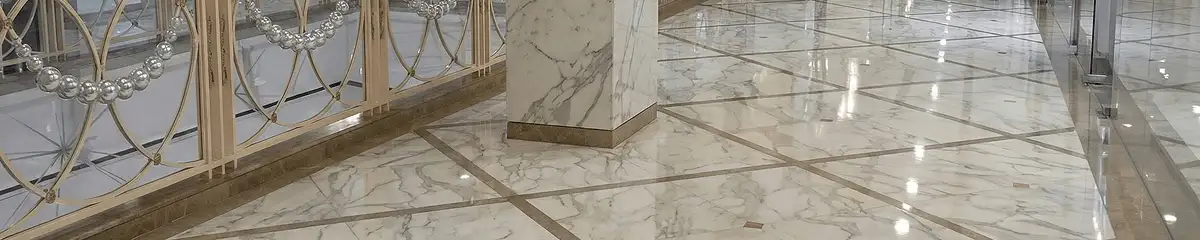 Beautiful marble floor professionally installed in Cincinnati, OH