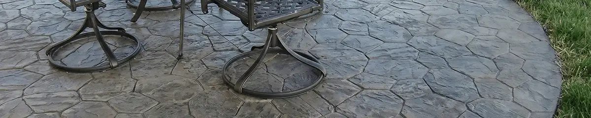 Garden relaxation area with professionally installed stone flooring in Cincinnati OH